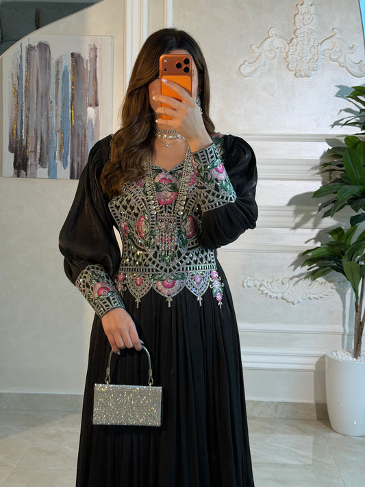 مخورة الكسرات اسود ( بدون خياطه)